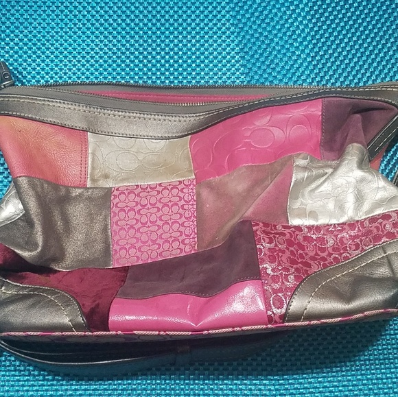 Multi Colored Coach Purse - Picture 2 of 5